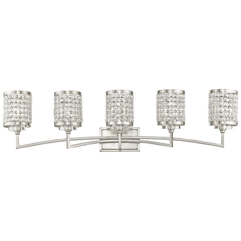 Image 1 Grammercy 5 Light Brushed Nickel Bath Vanity