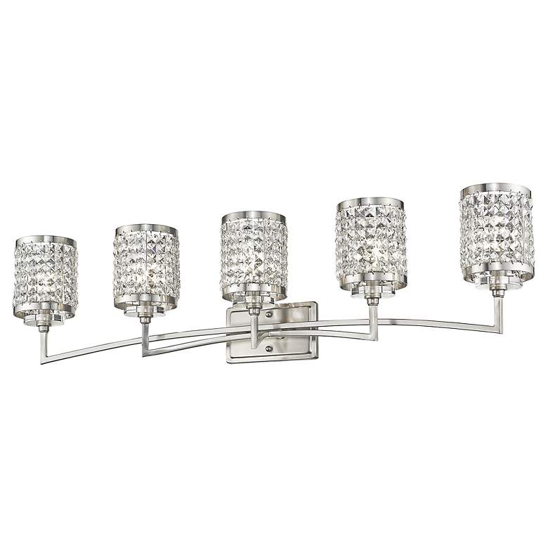 Image 5 Grammercy 5 Light Brushed Nickel Bath Vanity more views