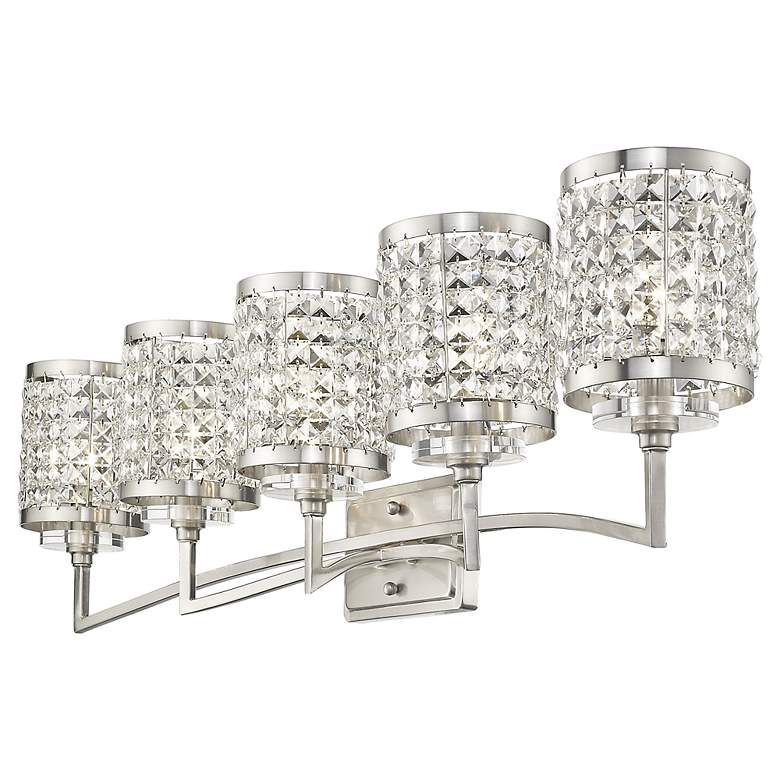 Image 6 Grammercy 5 Light Brushed Nickel Bath Vanity more views