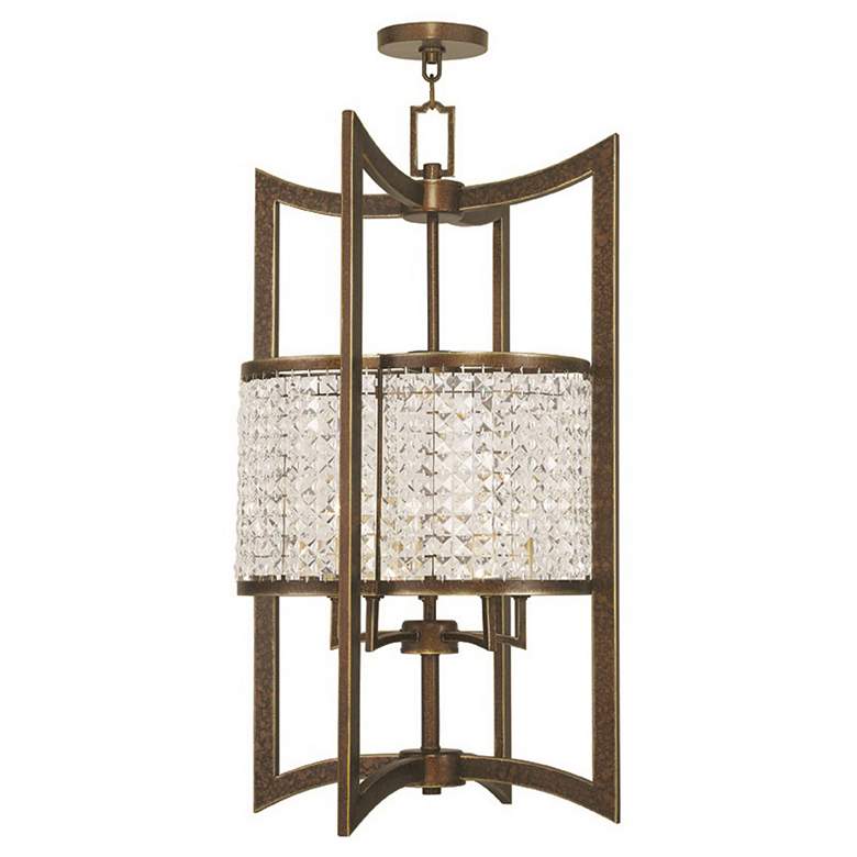 Image 1 Grammercy 5 Light Hand Painted Palacial Bronze Lantern