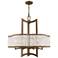 Grammercy 6 Light Hand Painted Palacial Bronze Chandelier