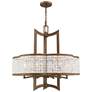 Grammercy 6 Light Hand Painted Palacial Bronze Chandelier