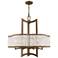 Grammercy 6 Light Hand Painted Palacial Bronze Chandelier