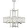 Grammercy 8 Light Brushed Nickel Chandelier