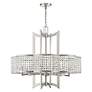 3_Grammercy 8 Light Brushed Nickel Chandelier more views