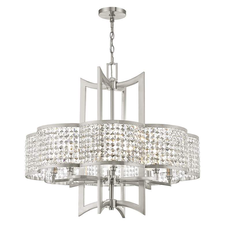 Image 5 Grammercy 8 Light Brushed Nickel Chandelier more views