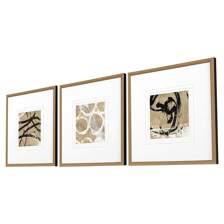 Image 5 Grammercy I 21" Square 3-Piece Giclee Framed Wall Art Set more views