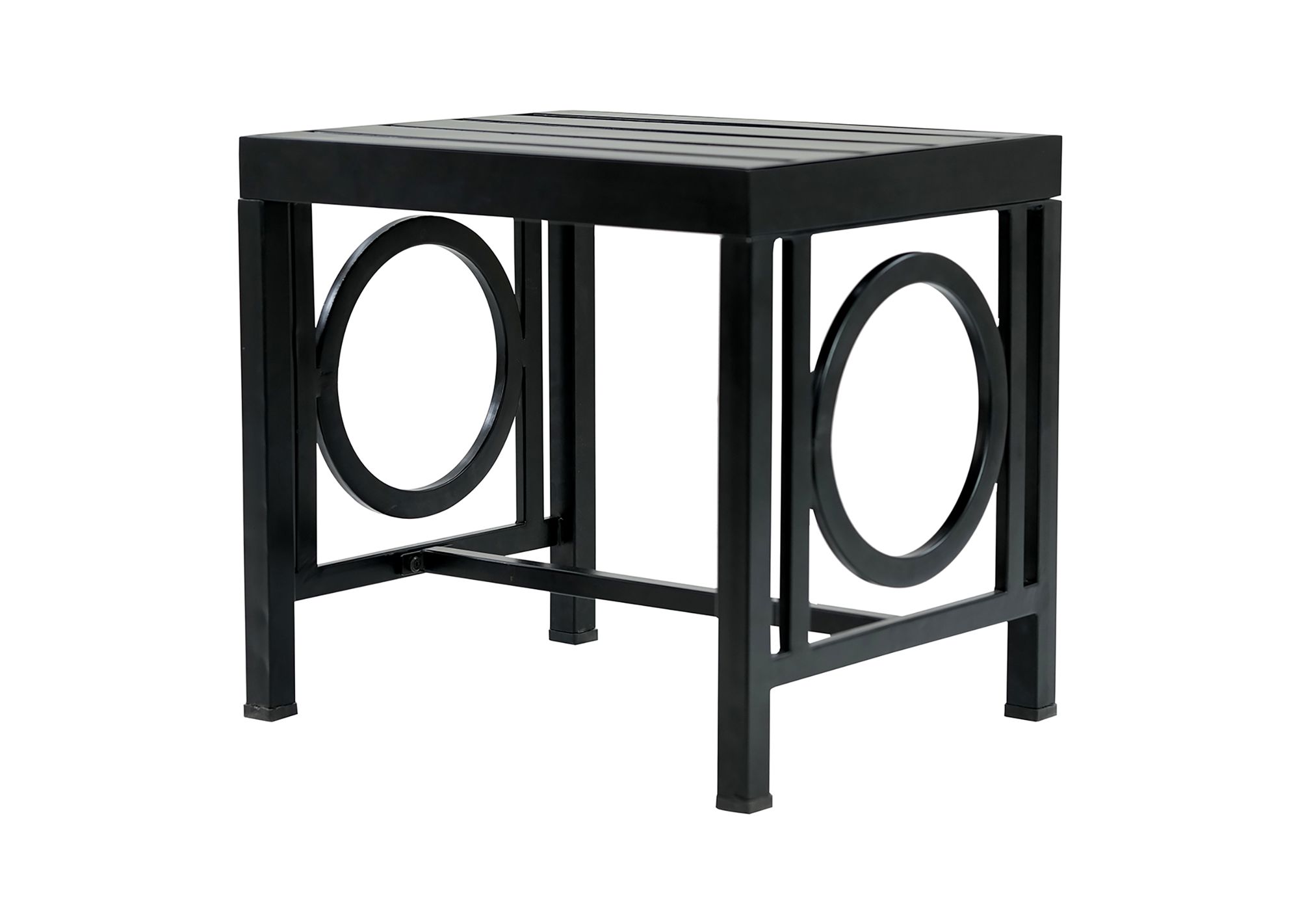 Image 2 Grammercy Outdoor Side Table - Black more views