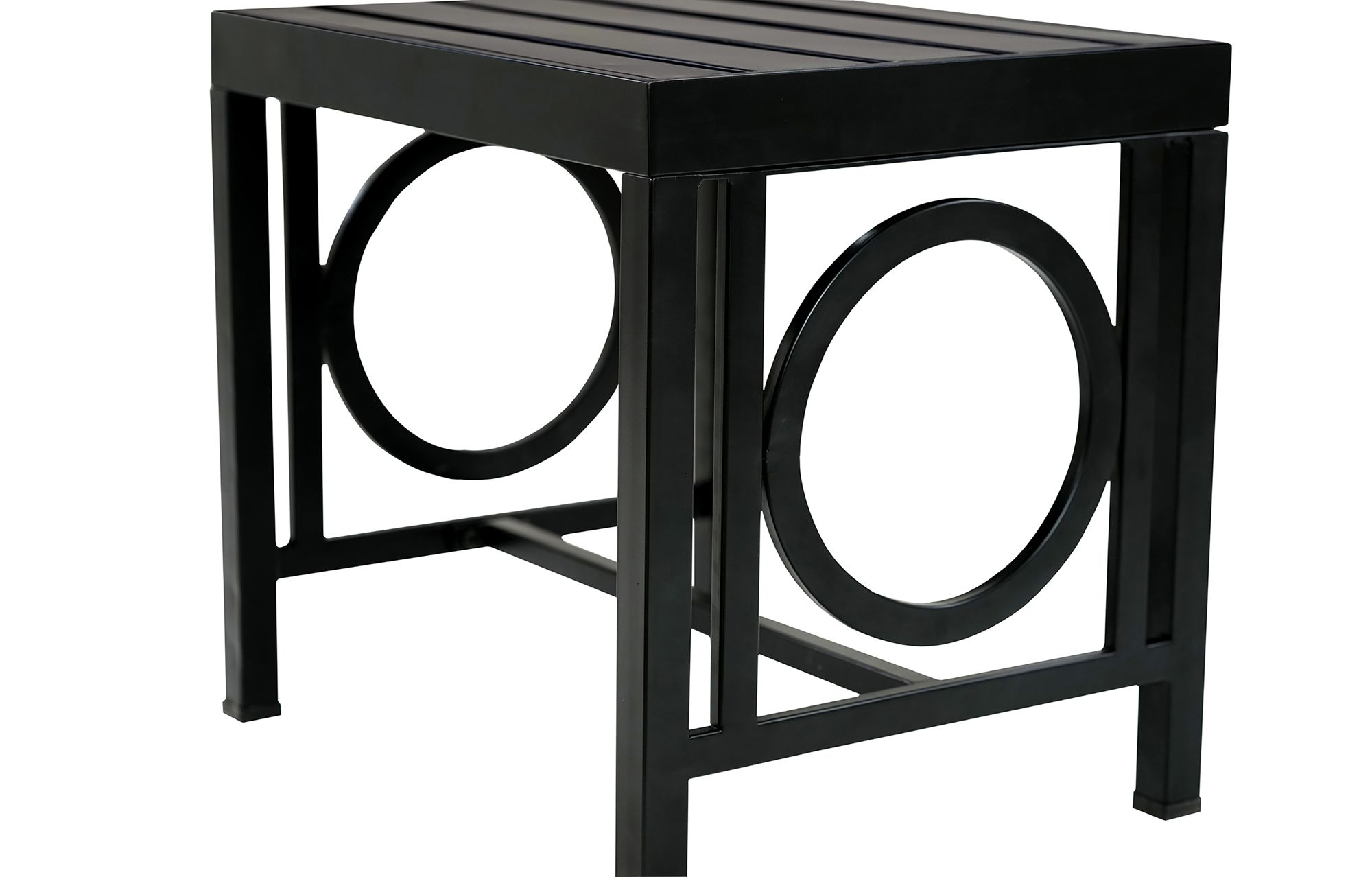 Image 4 Grammercy Outdoor Side Table - Black more views