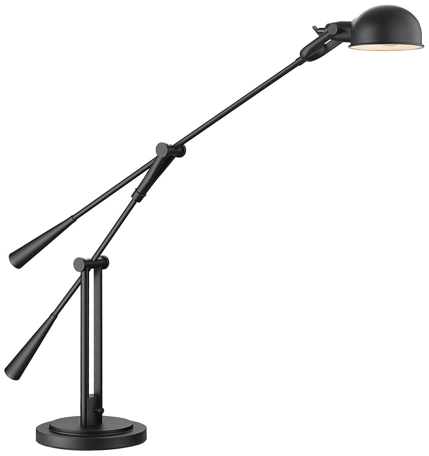 Image 2 Grammercy Park by Z-Lite Matte Black 1 Light Table Lamp