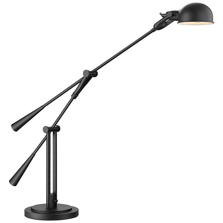 Image 1 Grammercy Park by Z-Lite Matte Black   1 Light Table Lamp