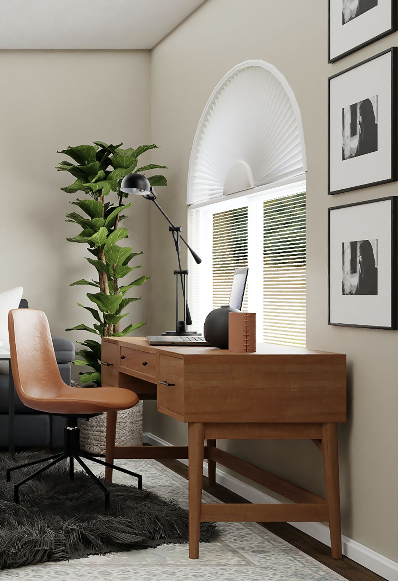 Image 4 Grammercy Park by Z-Lite Matte Black 1 Light Table Lamp more views