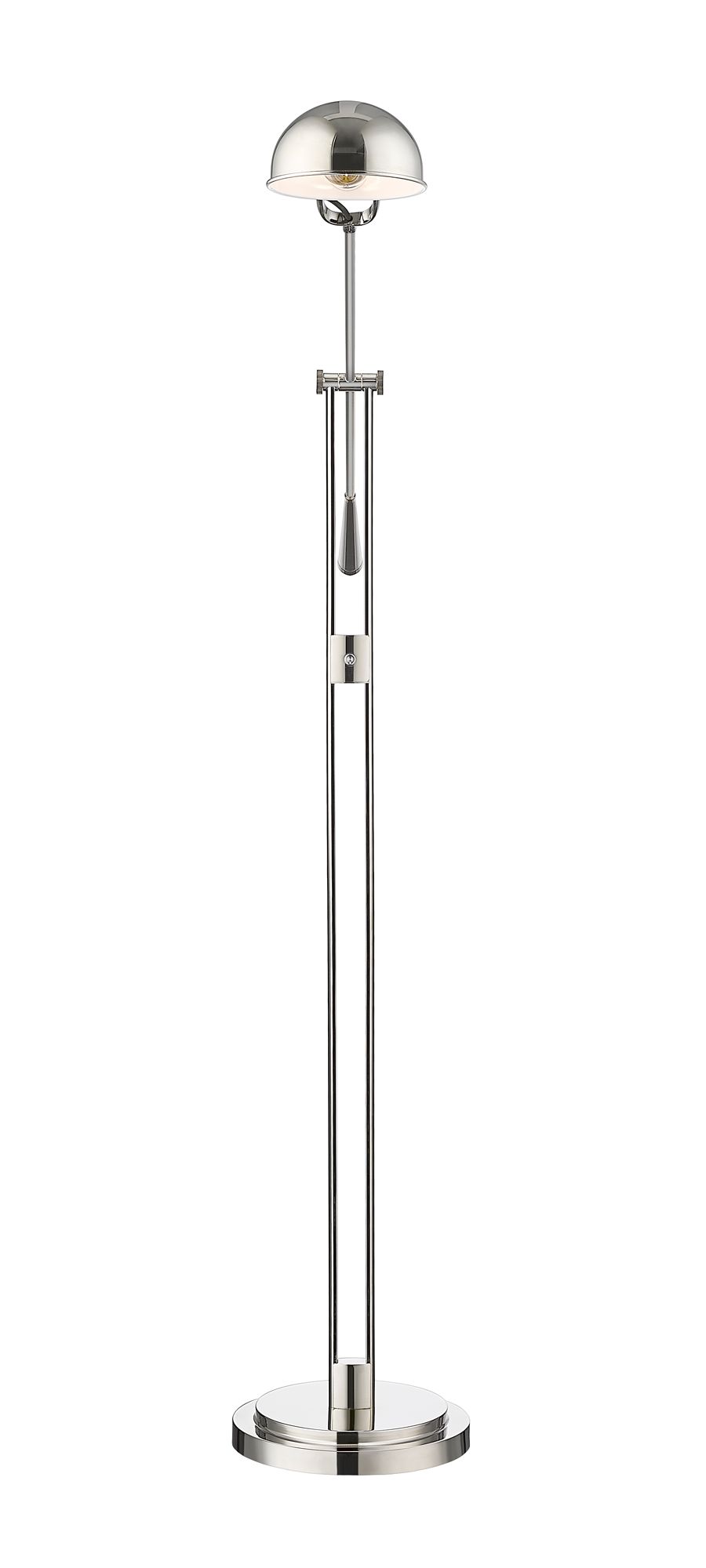 Image 4 Grammercy Park by Z-Lite Polished Nickel 1 Light Floor Lamp more views