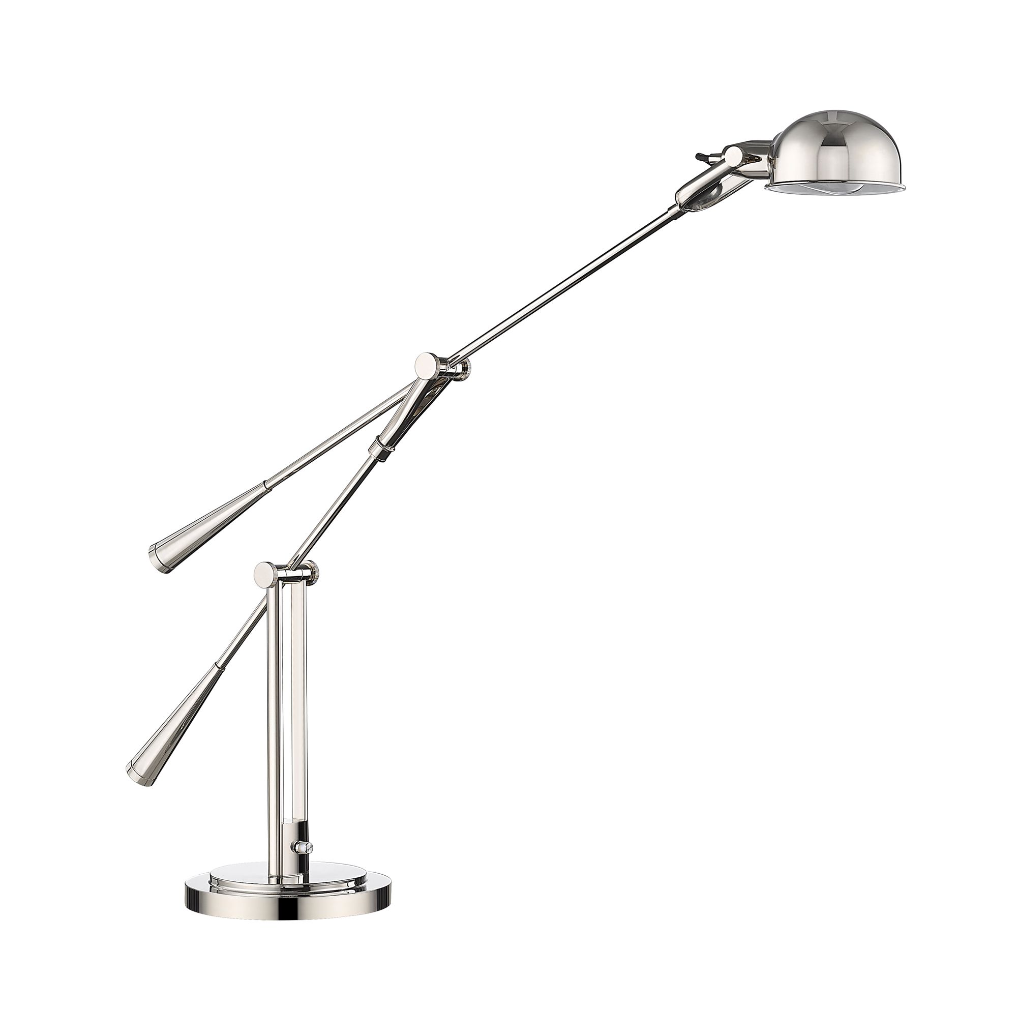 Grammercy Park by Z-Lite Polished Nickel 1 Light Table Lamp in scene