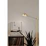 3_Grammercy Park Heritage Brass Adjustable Floor Lamp more views
