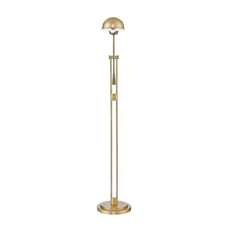 Image 4 Grammercy Park Heritage Brass Adjustable Floor Lamp more views