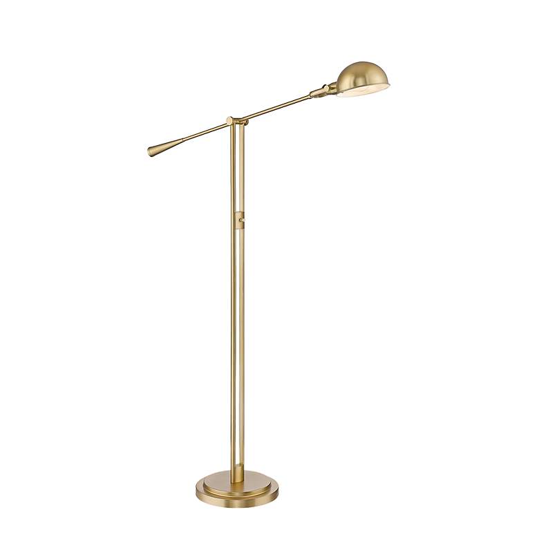 Image 5 Grammercy Park Heritage Brass Adjustable Floor Lamp more views