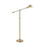 5_Grammercy Park Heritage Brass Adjustable Floor Lamp more views