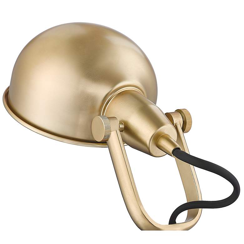 Image 6 Grammercy Park Heritage Brass Adjustable Floor Lamp more views