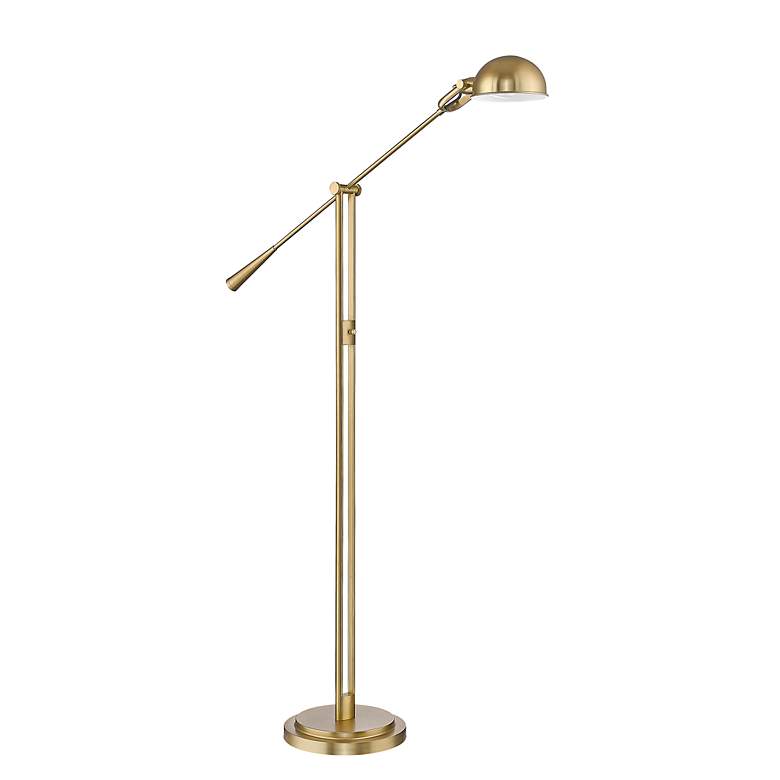 Image 7 Grammercy Park Heritage Brass Adjustable Floor Lamp more views