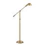 7_Grammercy Park Heritage Brass Adjustable Floor Lamp more views