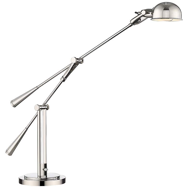 Image 3 Grammercy Park Polished Nickel Adjustable Table Lamp