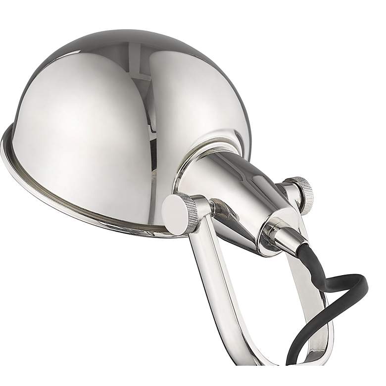 Image 6 Grammercy Park Polished Nickel Task Floor Lamp more views