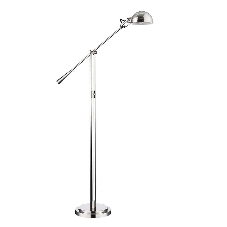 Image 7 Grammercy Park Polished Nickel Task Floor Lamp more views