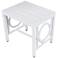 Grammercy White Outdoor Side Table