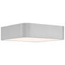 4_Granada 12" Wide Satin Metal Square LED Ceiling Light more views