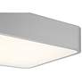6_Granada 12" Wide Satin Metal Square LED Ceiling Light more views