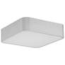 7_Granada 12" Wide Satin Metal Square LED Ceiling Light more views