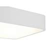 5_Granada 12" Wide White Metal Square LED Ceiling Light more views