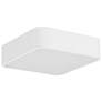 6_Granada 12" Wide White Metal Square LED Ceiling Light more views