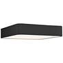 4_Granada 15 3/4" Wide Black Metal Square LED Ceiling Light more views