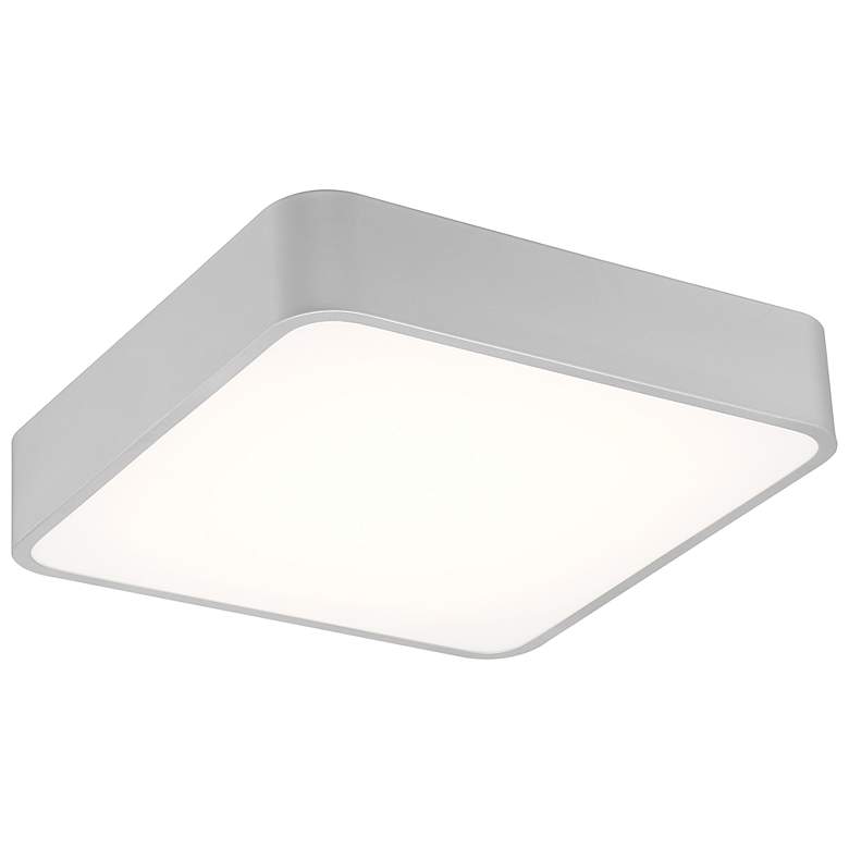 Image 5 Granada 15 3/4" Wide Satin Metal Square LED Ceiling Light more views
