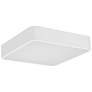 6_Granada 15 3/4" Wide White Metal Square LED Ceiling Light more views