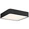 Granada 19.75" Wide Black 3CCT LED Flush Mount