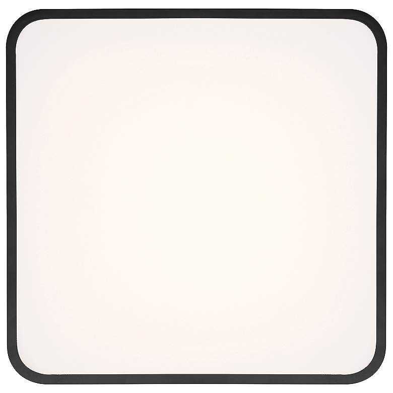 Image 3 Granada 19.75" Wide Black 3CCT LED Flush Mount more views
