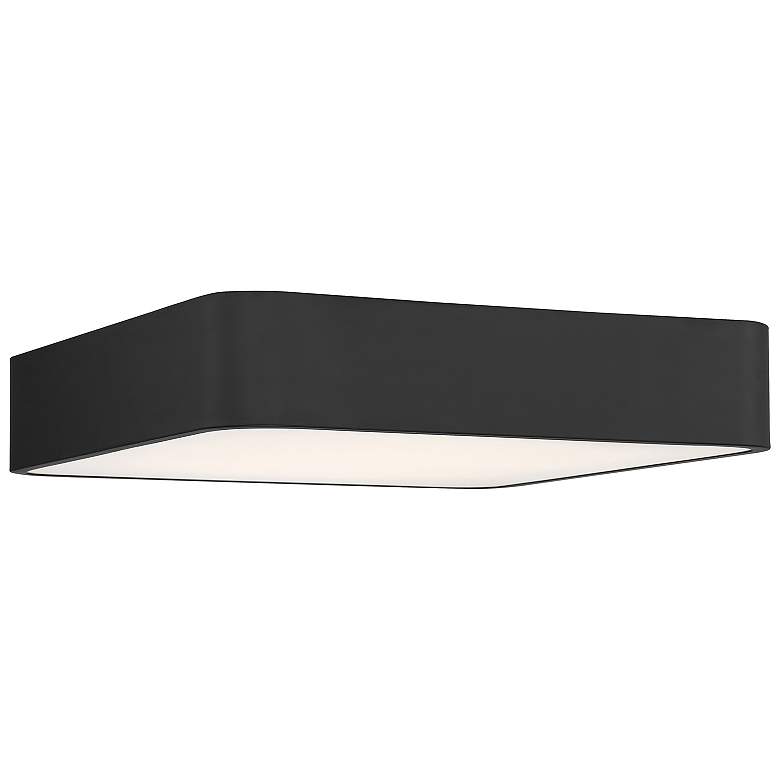 Image 4 Granada 19.75" Wide Black 3CCT LED Flush Mount more views
