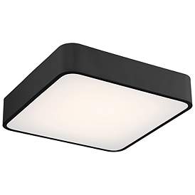 Image5 of Granada 19.75" Wide Black 3CCT LED Flush Mount more views