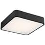 5_Granada 19.75" Wide Black 3CCT LED Flush Mount more views