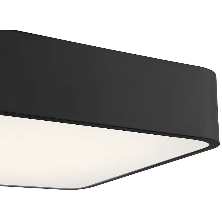 Image 6 Granada 19.75" Wide Black 3CCT LED Flush Mount more views