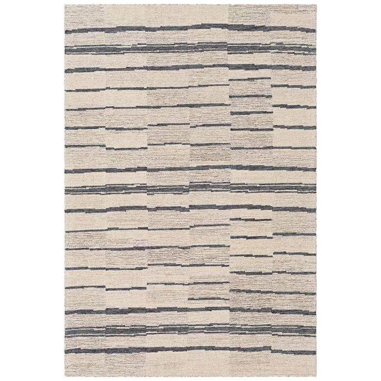 Image 1 Granada GND-2328 8&#39;x10&#39; Taupe and Charcoal Wool Area Rug
