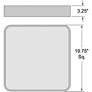 7_Granada LED Flush Mount - White more views