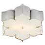 2_Grand Lotus 19"W Contemporary Silver Leaf LED Ceiling Light