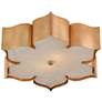 Thumbnail2 of Grand Lotus Gold Flush Mount more views