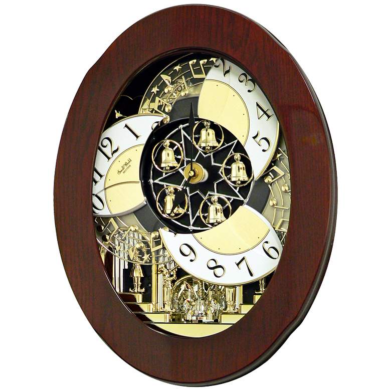 Image 4 Grand Nostalgia 20 3/4 inch High Musical Chime Wall Clock more views