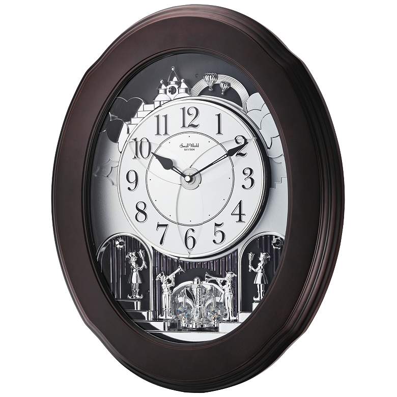 Image 1 Grand Nostalgia 20 3/4" High Musical Motion Wall Clock
