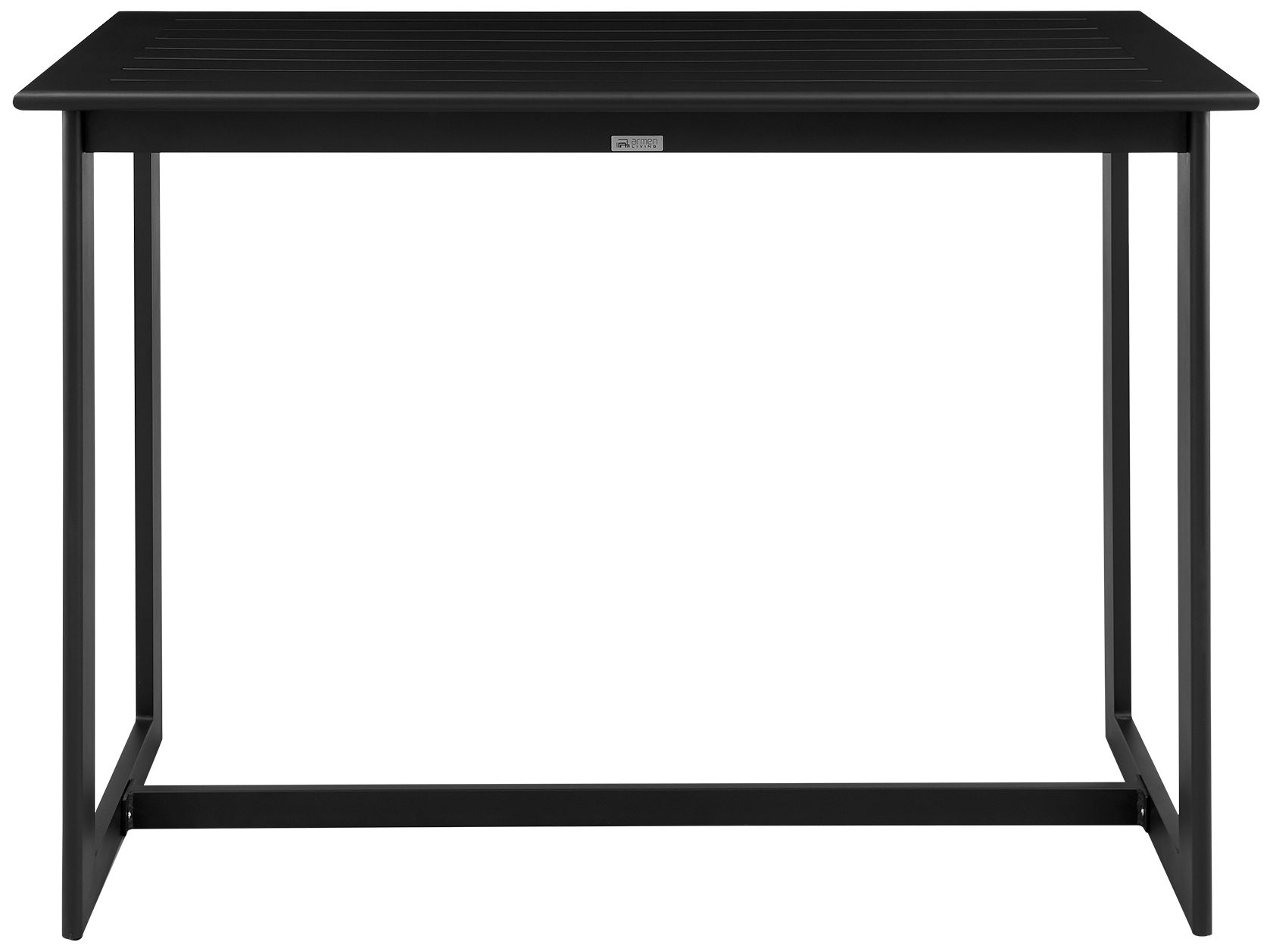 Image 5 Grand Outdoor 5-Piece Bar Table Set in Aluminum with Grey Cushions more views